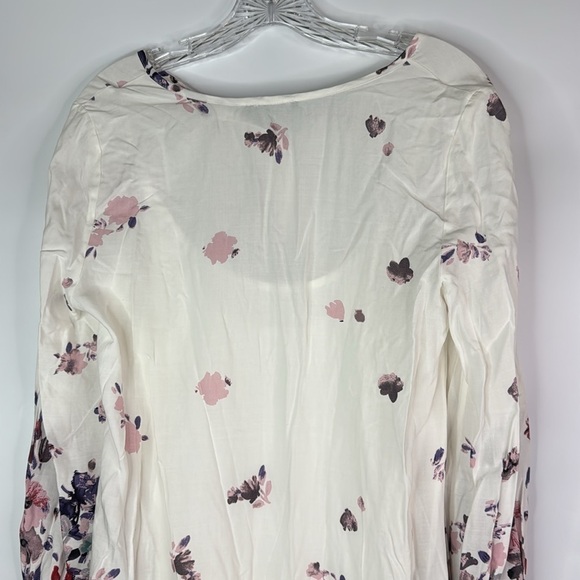 Annabelle White Floral Long Sleeve Dress Size Small NWT - Picture 4 of 9
